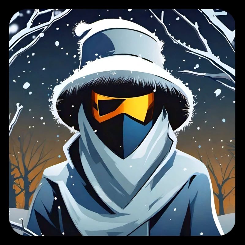 Cooler Spooky Geist mit Brille