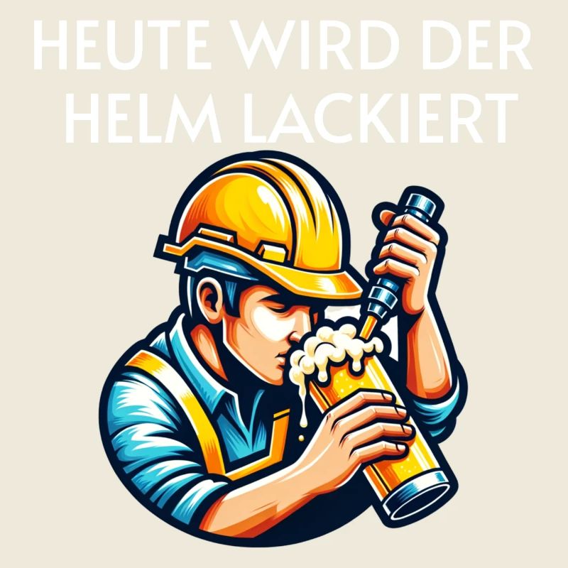 Bier - Heute wird der Helm lackiert Trinkspruch