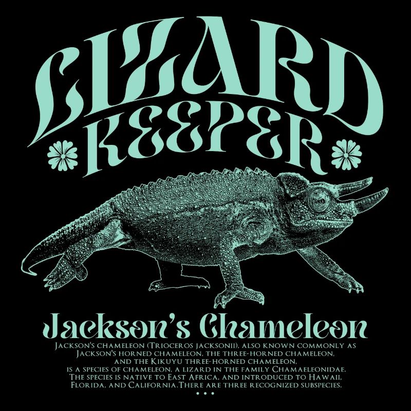 Jackson's Chamäleon Echsenhalter