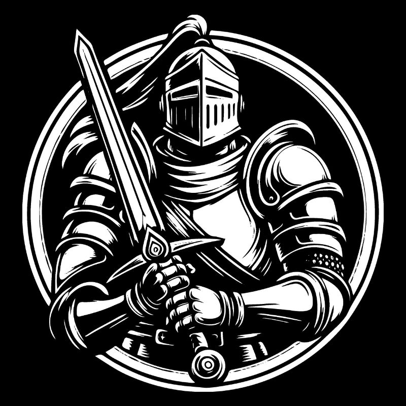 Knight Logo Design for the Medieval Fan