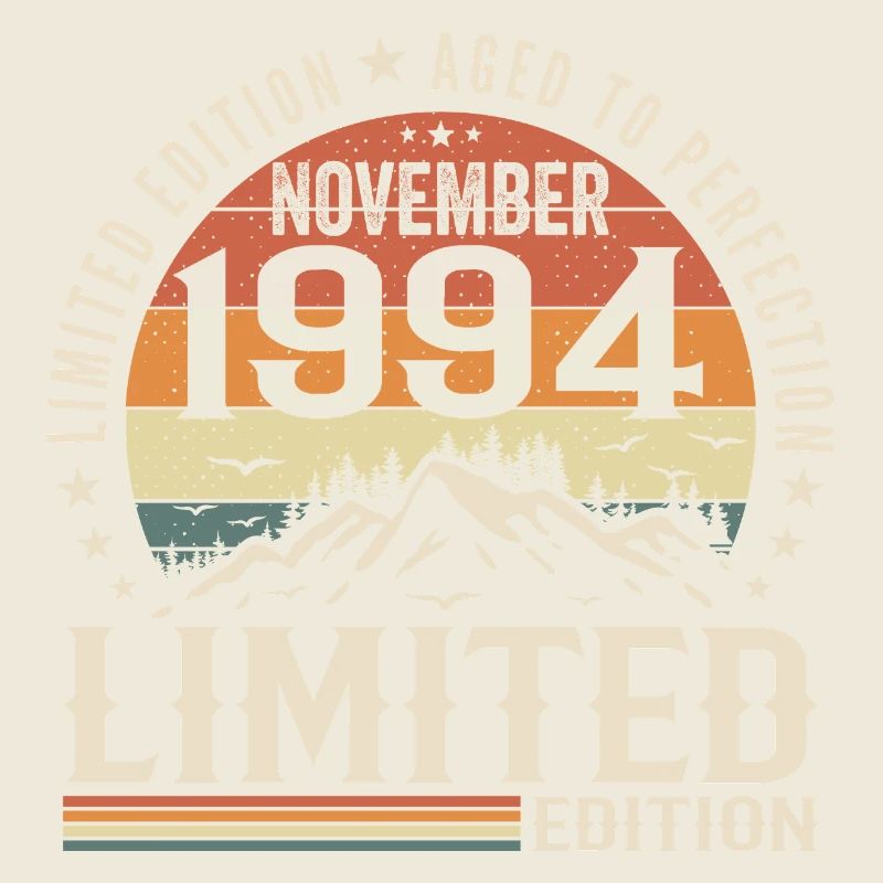 November 1994 Einzigartiger Retro-Geburtstag