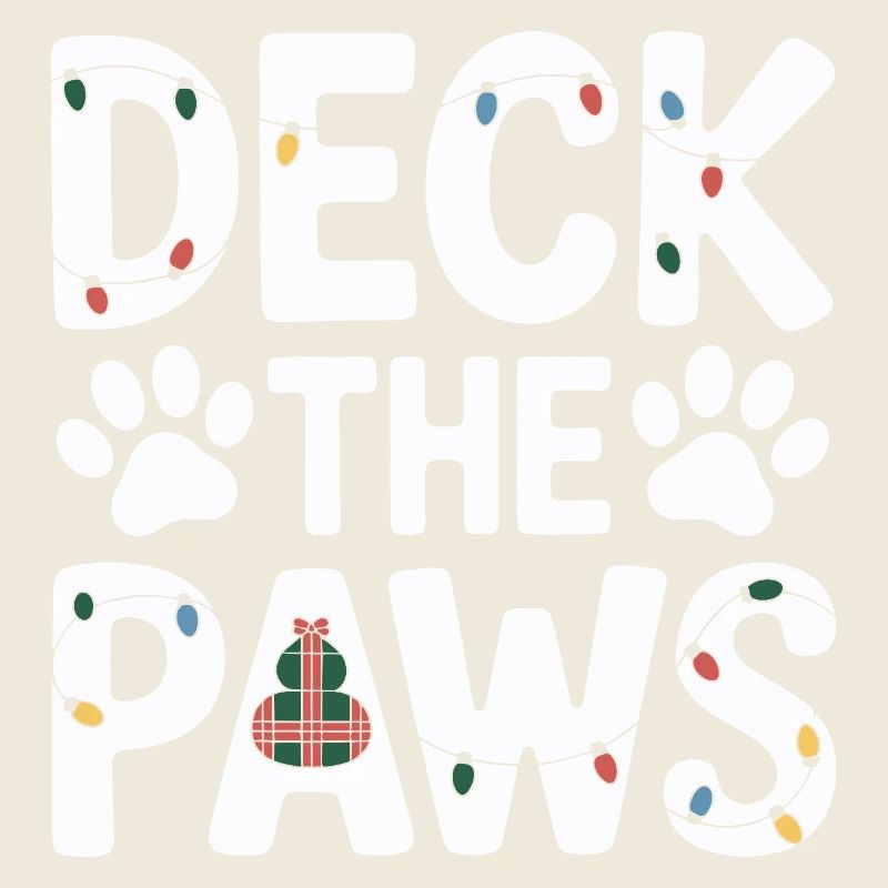 Fête de Noël Deck the Paws