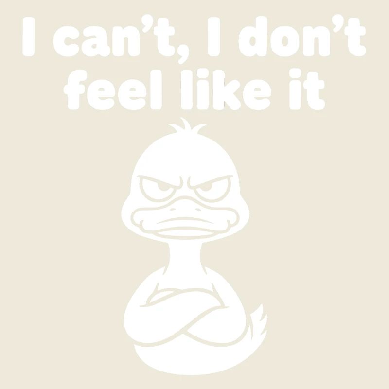 Lazy Ducks Saying Motif