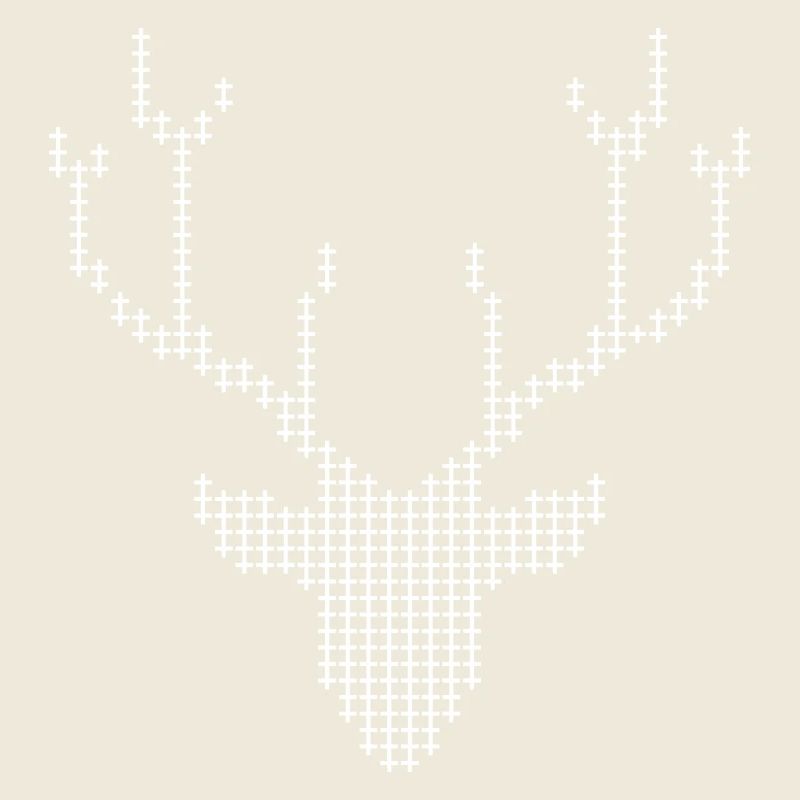 Pixel Deer-Geweihe
