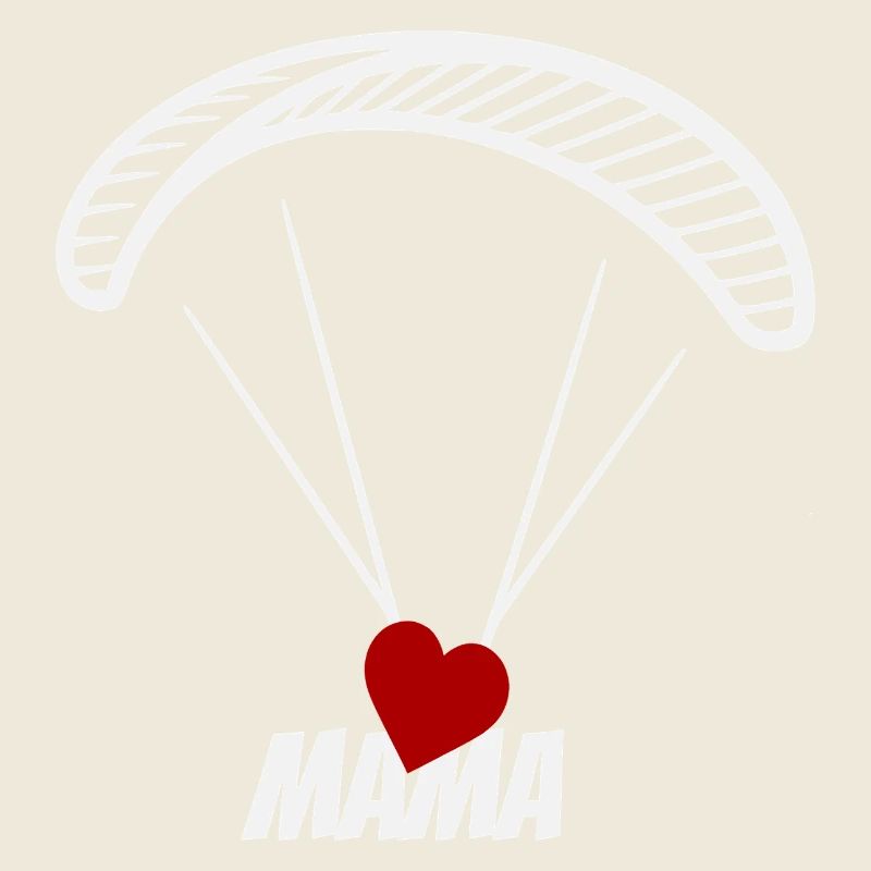 Paragliding Mama mit Herz