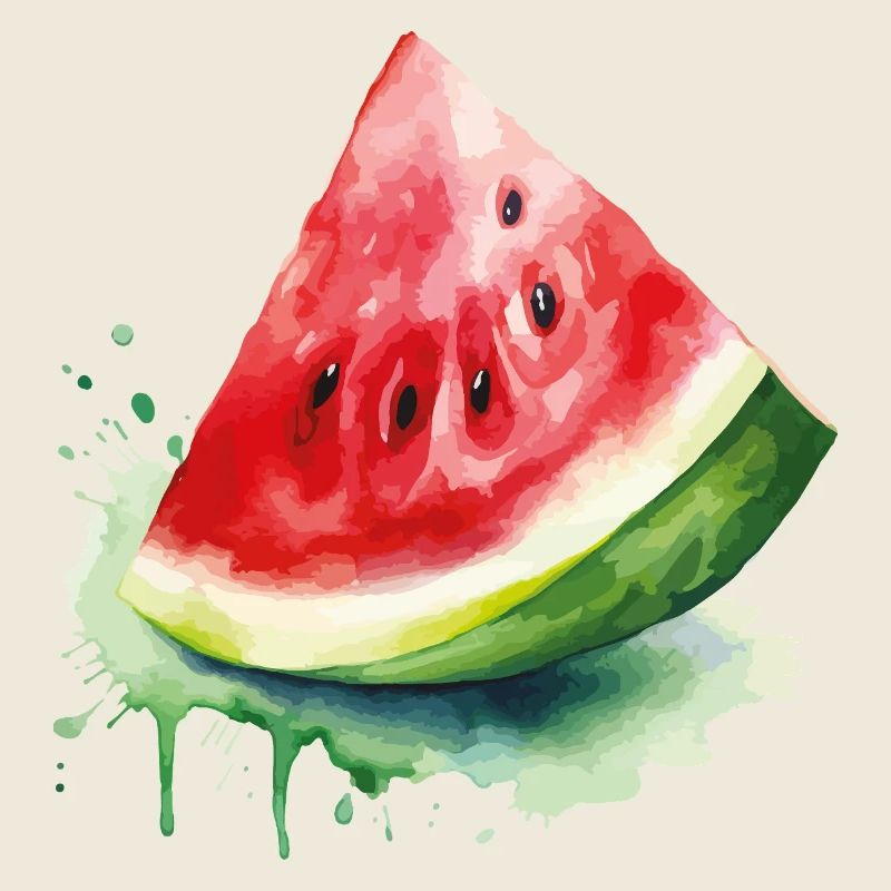 Éclaboussure d’aquarelle pastèque