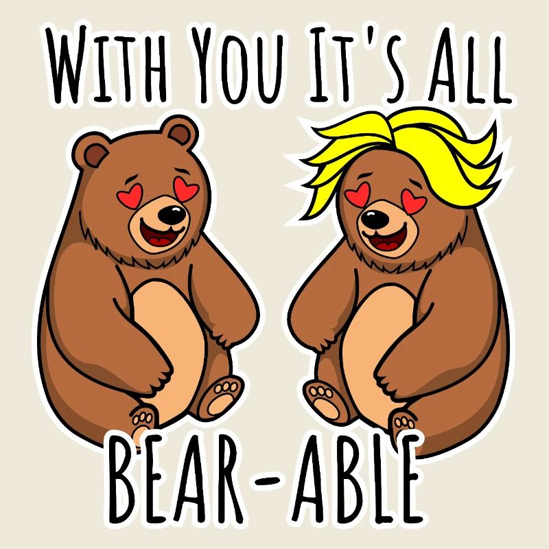 Die Bären lieben einander! It's all Bear-able!