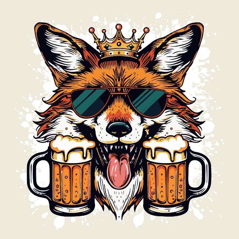 Fox Beer Funny