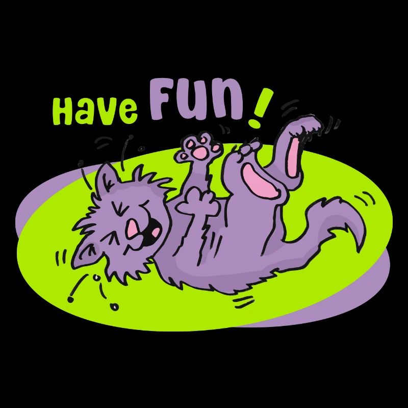 Amusez-vous! Motif de chat amusant