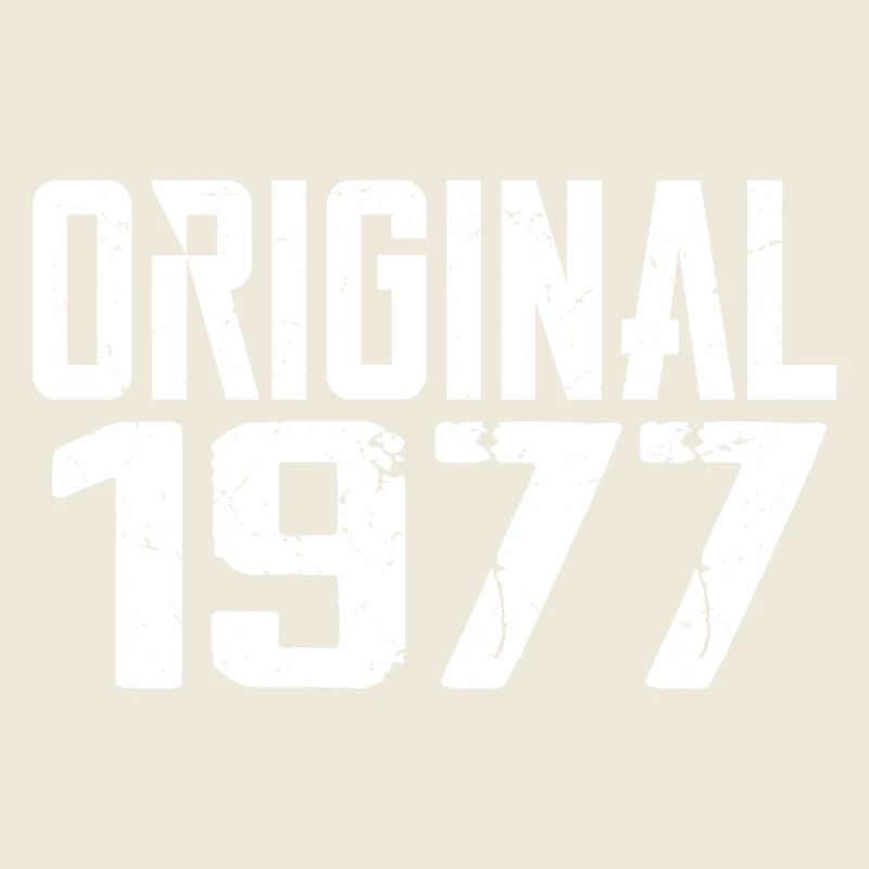1977 Vintage Retro Jubiläumsgeschenk 1977
