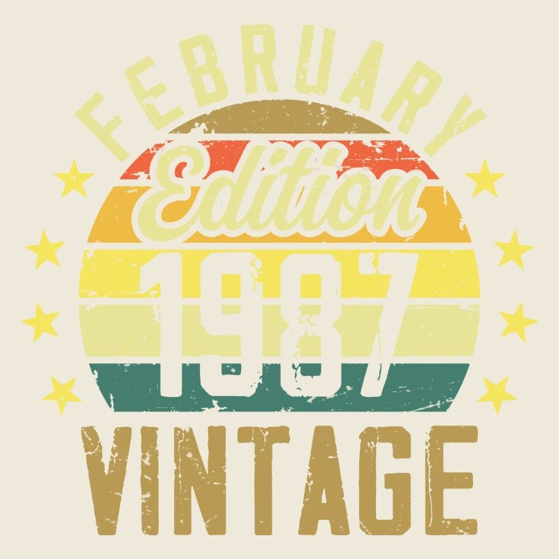 Anniversaire 37 ans - Cadeau Février 1987 - 37e