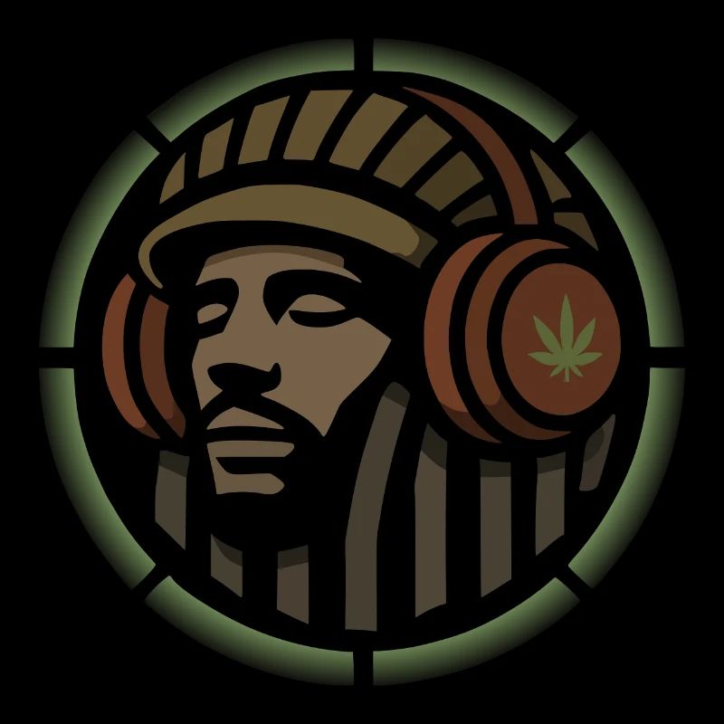 Rasta's Head Logo
