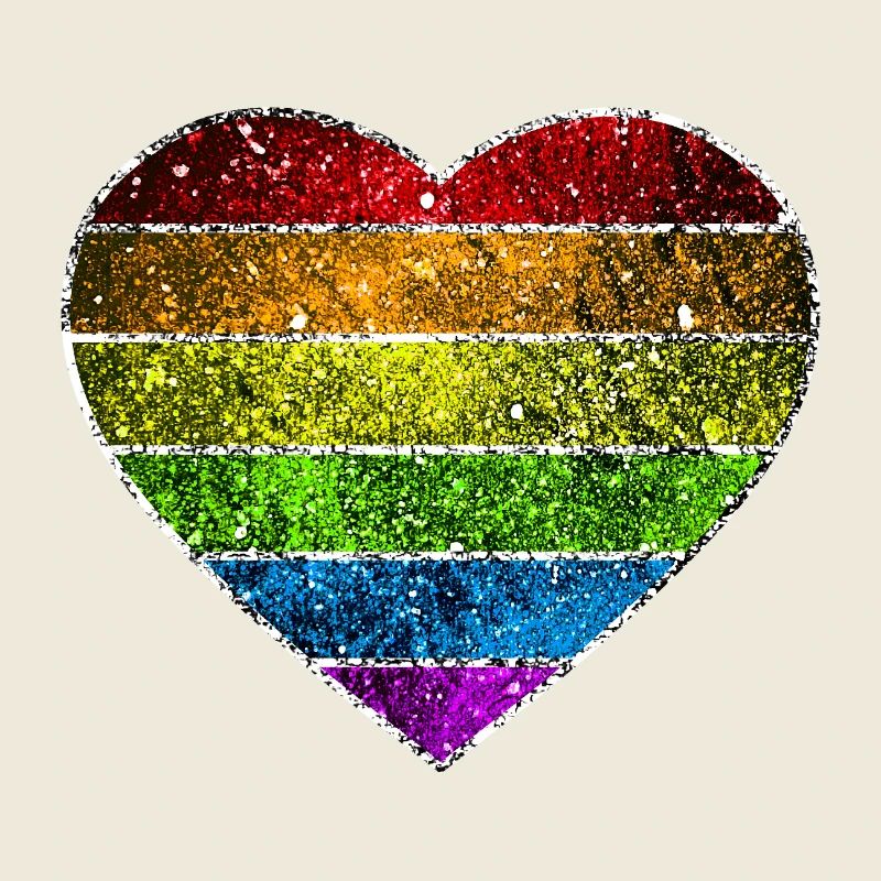 Kosmisches Regenbogenherz