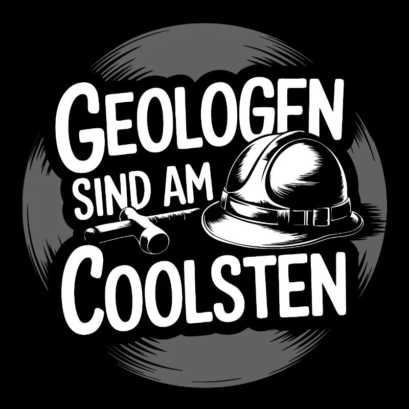 Geologen sind einfach cool. Geologenhelm