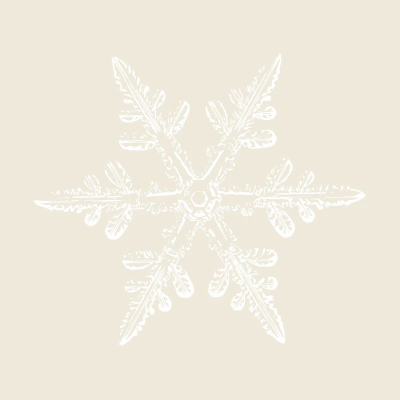 snowflake 8 white