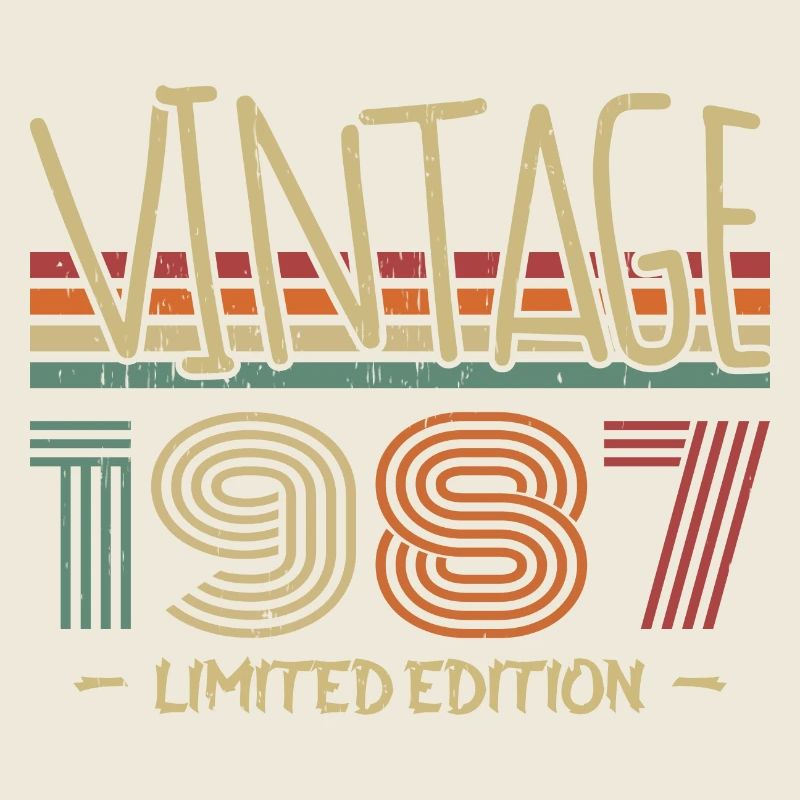 Jahrgang 1987 Retro 1987 Jubiläumsgeschenk