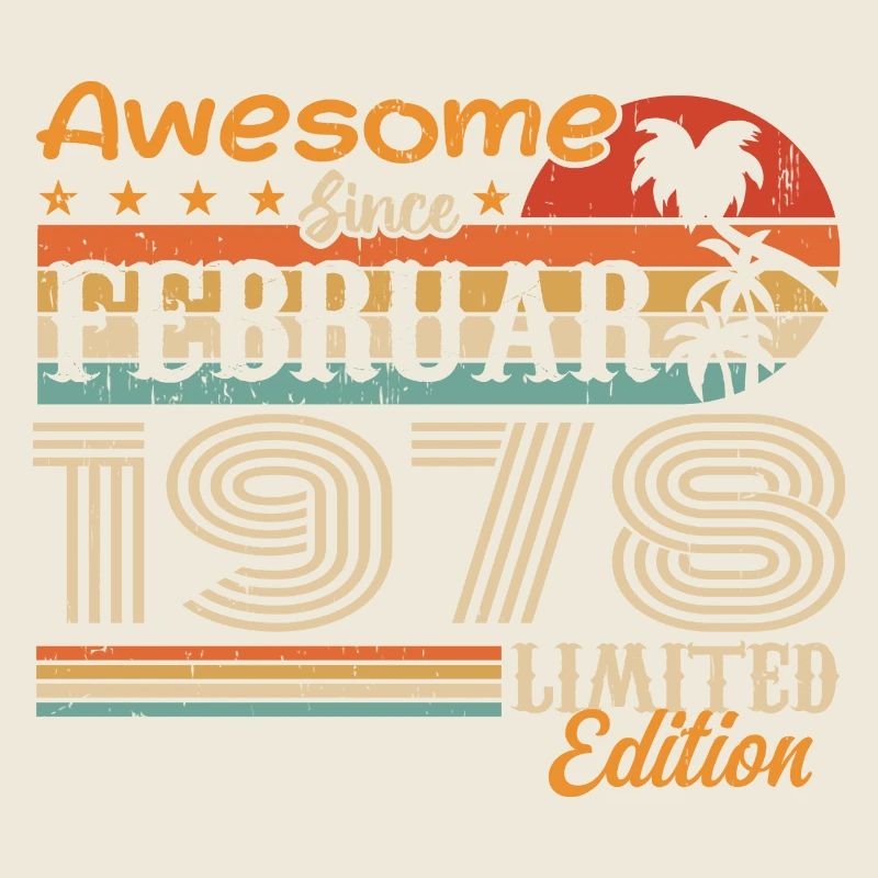 Birthday vintage gift idea February 1978