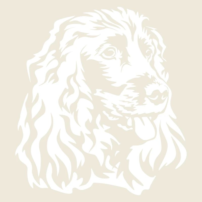 Cocker Spaniel Kopf "Black Edition"