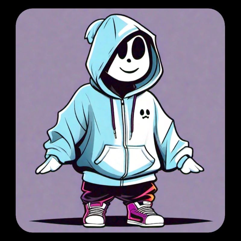 Fantôme cool en sweat à capuche