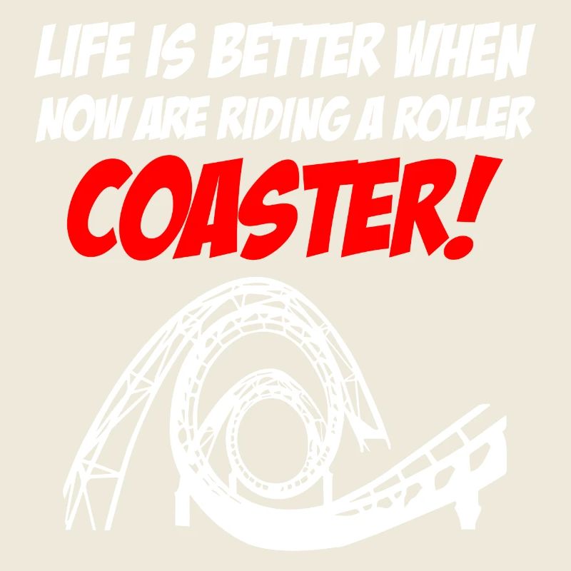 Riding Roller Coaster