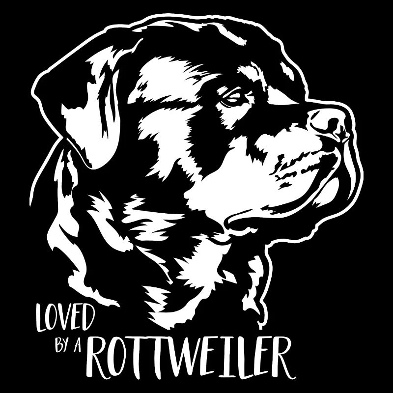 Loved by a Rottweiler Hunde Rottie Hund Wilsigns