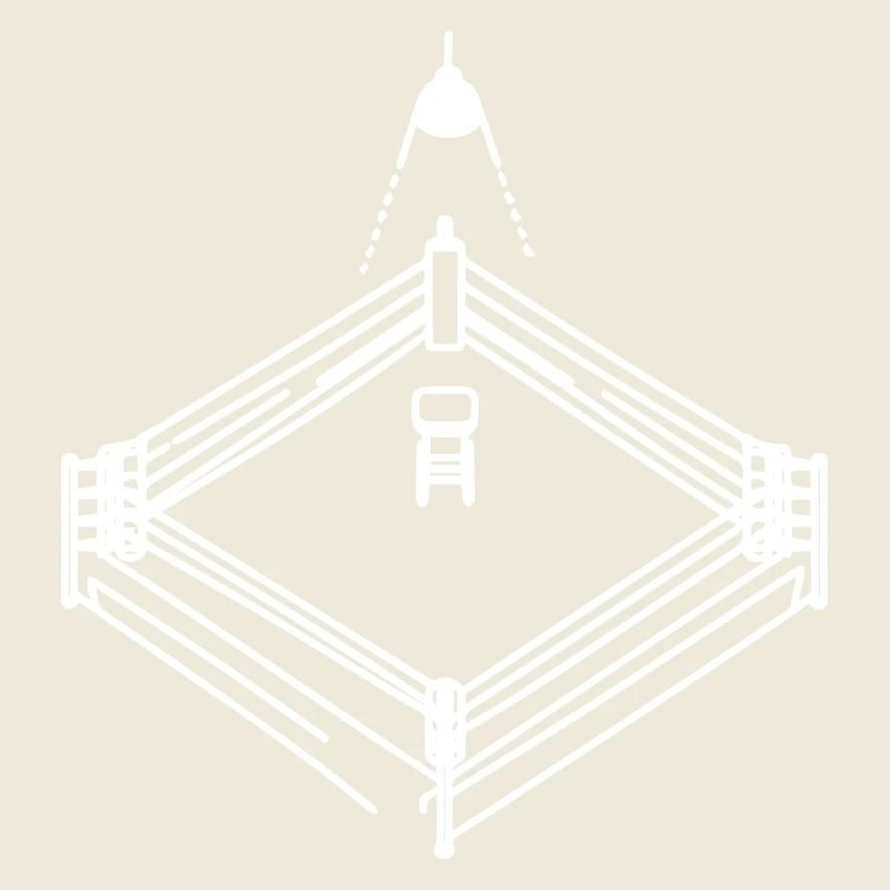 Dessin de ring de boxe