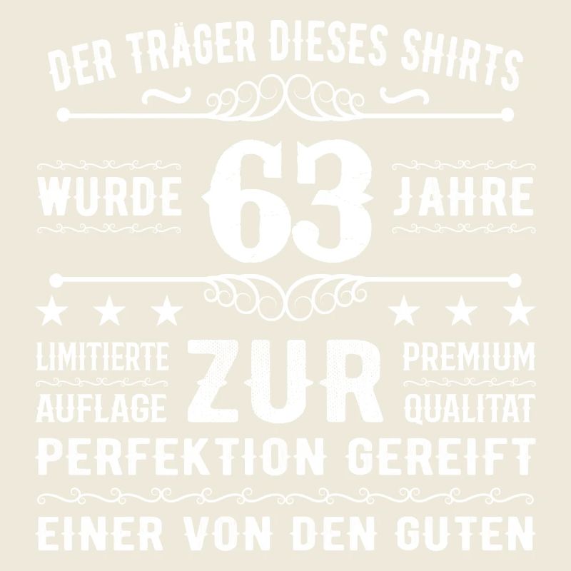 63 Years Gift Idea for 63 - Birthday