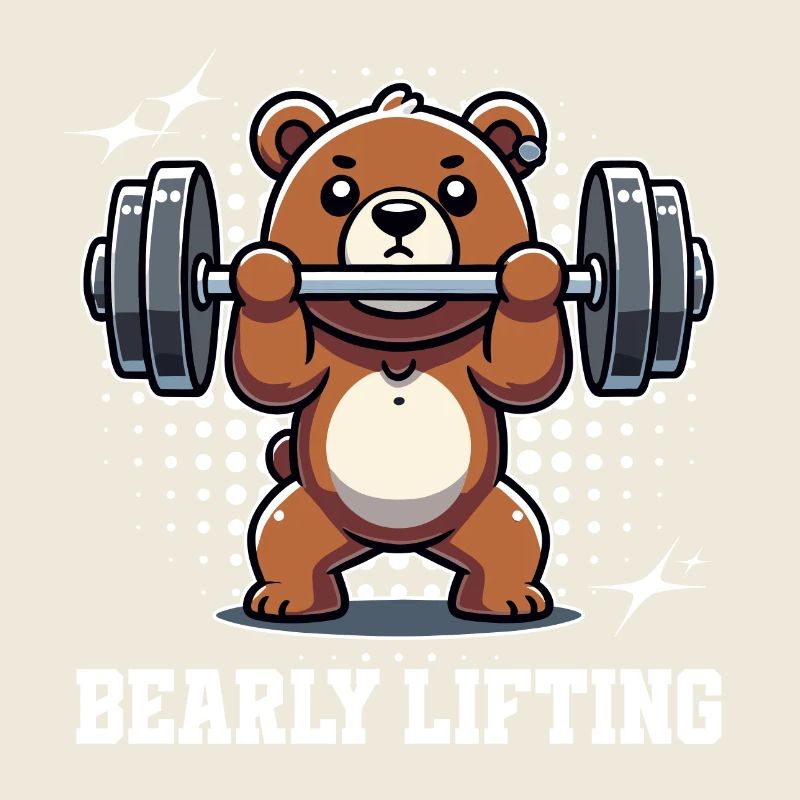 Bearly Lifting – Fun Teddy Workout Design