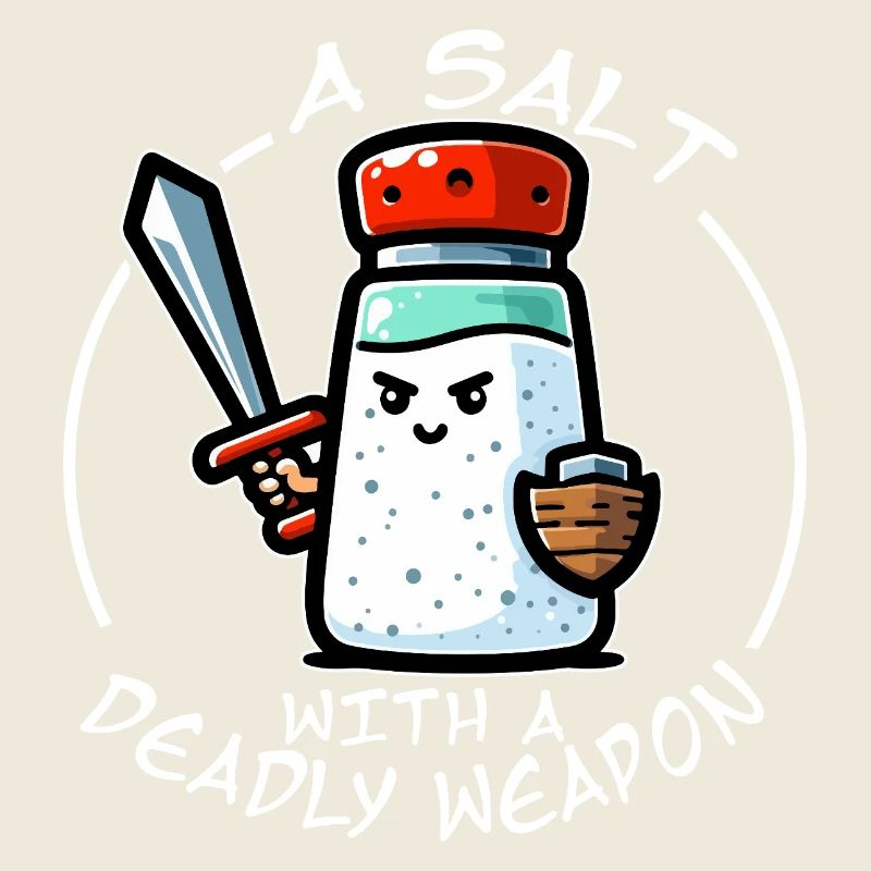 Bewaffneter Ritter Salz