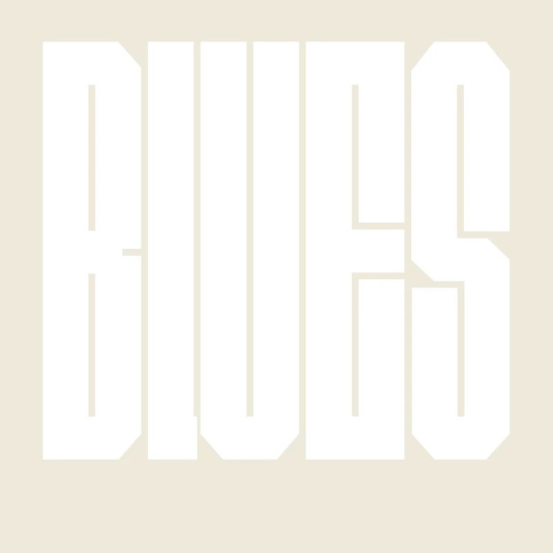 Conception de logo audacieux Blues