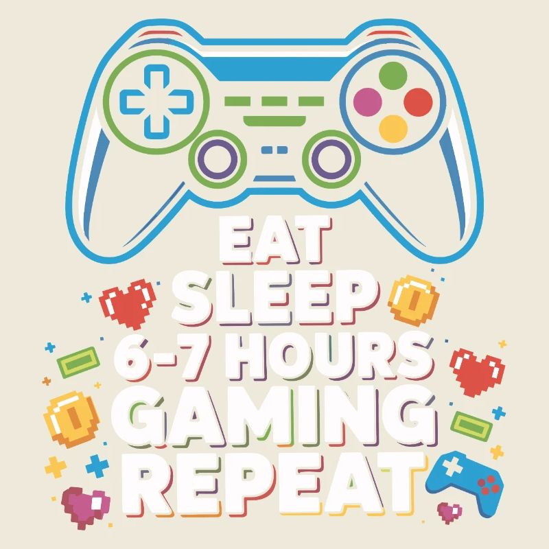 Six Seven Geek 67 Meme Funny Gaming