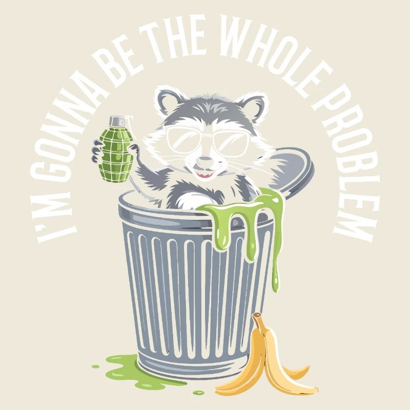 Ich bin das Problem – Lustiges Statement Design