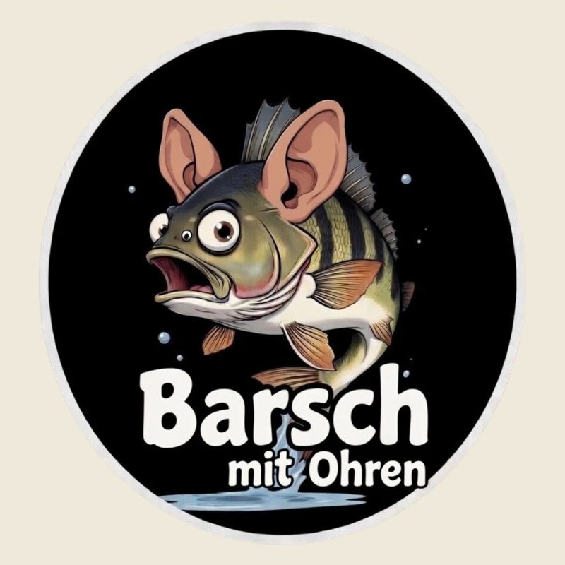 Barsch mit Ohren Cartoon