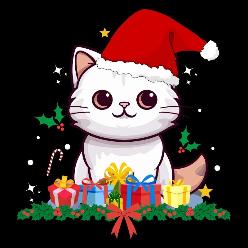 Drôles de chats de Noël