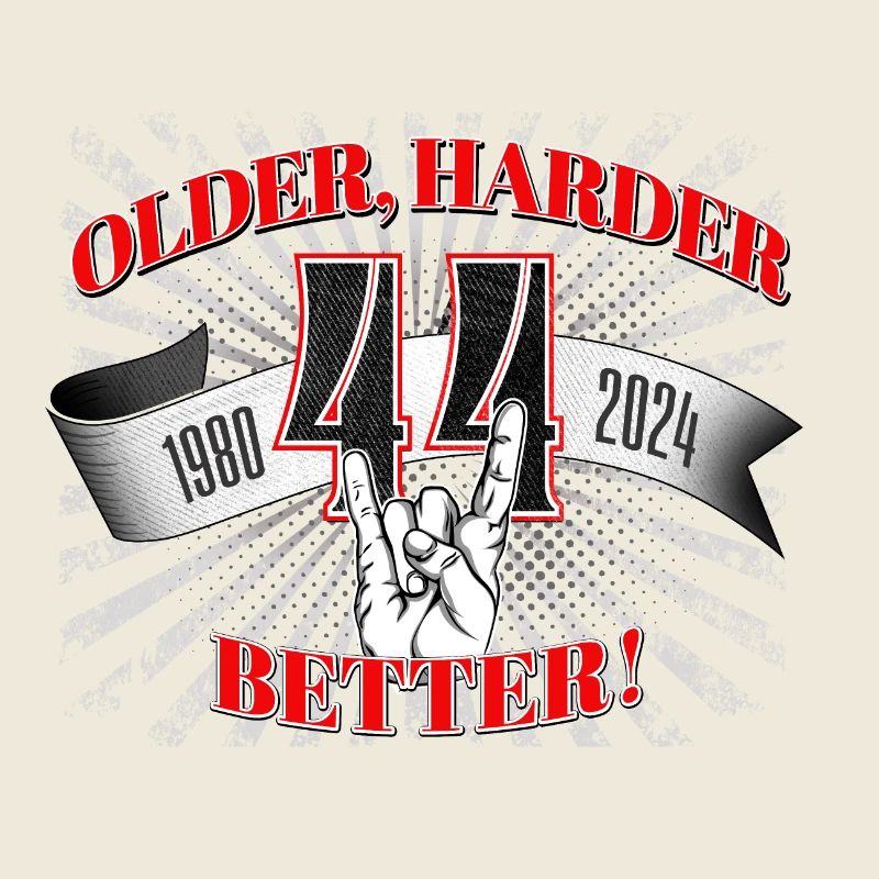 44. Geburtstag eines Metalfan oder Motorradfahrer