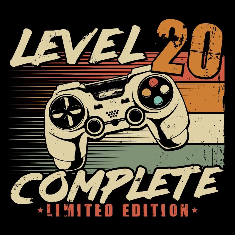 20th Birthday Level 20 Complete 20 Years
