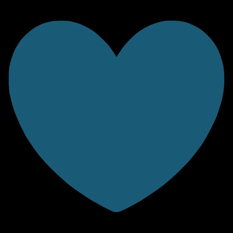 Coeur bleu Saint-Valentin