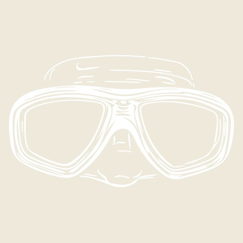 Masque de plongée vintage