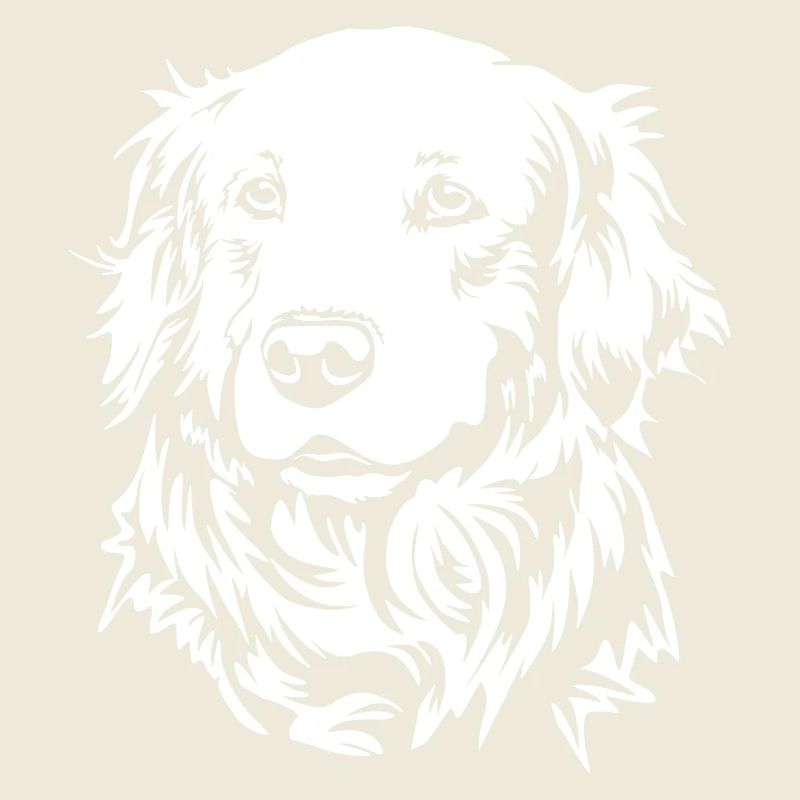 Golden Retriever Kopf "Black Edition"