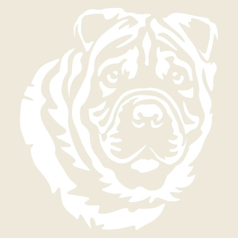 Shar-Pei Head « Black Edition »