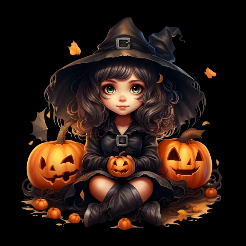 Halloween Pumpkin Witch