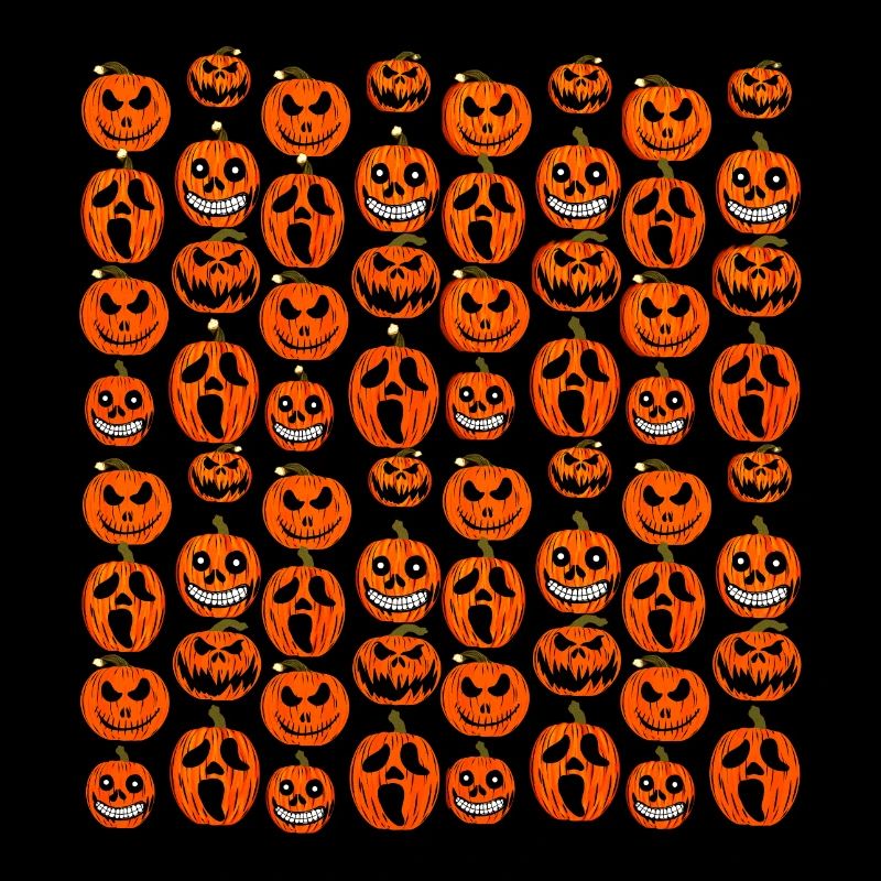 Variété de citrouilles | Design drôle d’Halloween