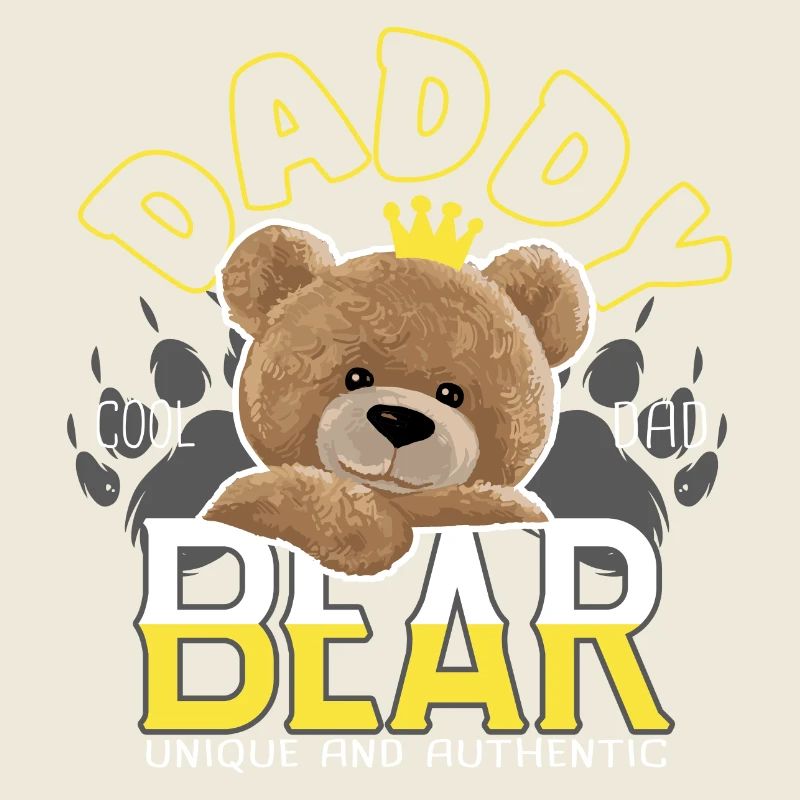 Papa daddy bear dad cool