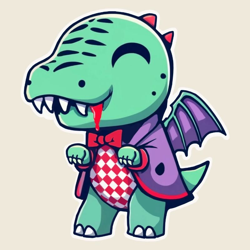 dragon vampire monstre manga chibi