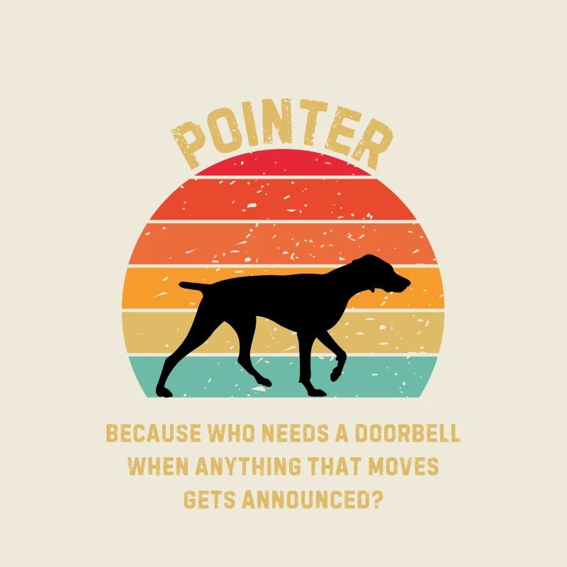 Pointer Retro Sunset