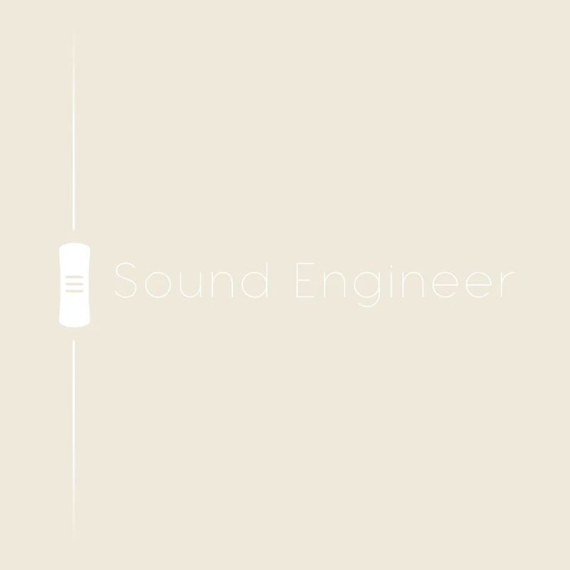 Sound Engineer Fader White