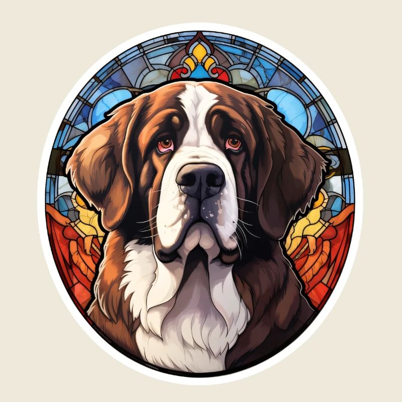 Tête de Saint-Bernard