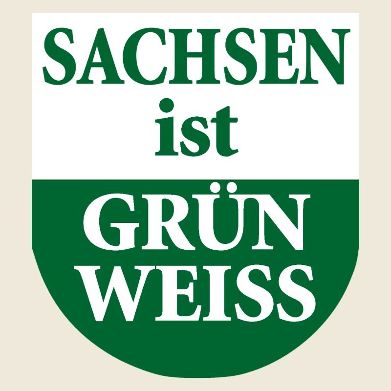 La Saxe est un drapeau vert blanc de l’État