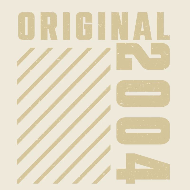 Original 2004 Authentic 2004 Vintage Bursdag