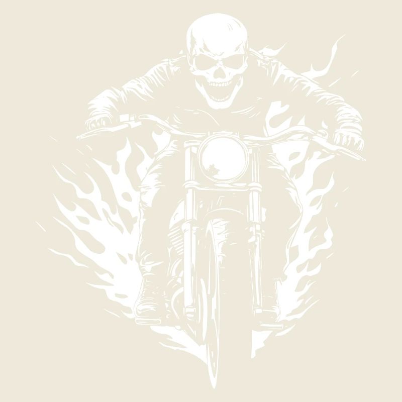 Biker Skull Cadeau Moto